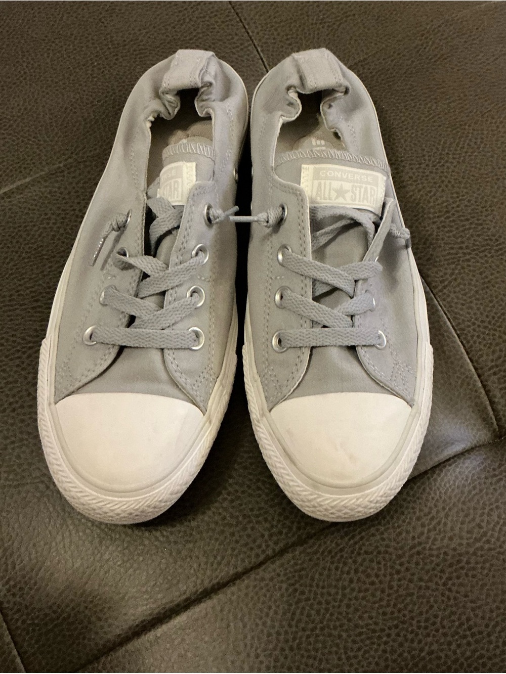 Converse All Star Low Top Sneakers Women’s Size 10 Gray – Gently Used